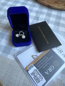 Diamond Glow Moissanite Stud Earrings – 925 Silver photo review