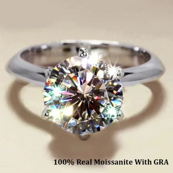 VividLuxe Moissanite Ring - Image 2